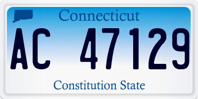 CT license plate AC47129