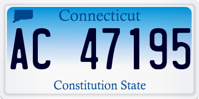 CT license plate AC47195