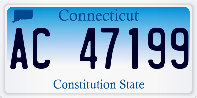 CT license plate AC47199