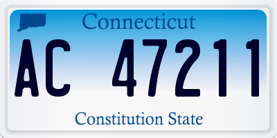 CT license plate AC47211