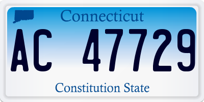 CT license plate AC47729