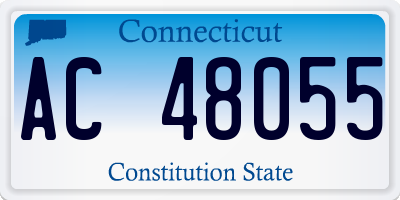 CT license plate AC48055
