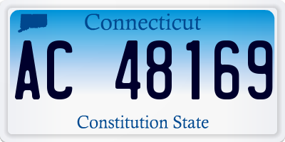 CT license plate AC48169