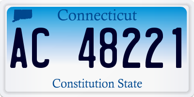 CT license plate AC48221
