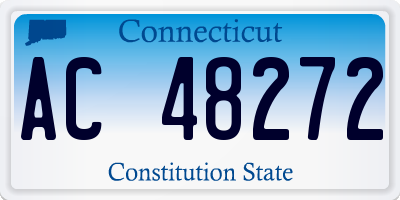 CT license plate AC48272