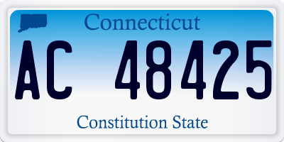 CT license plate AC48425