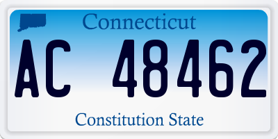 CT license plate AC48462