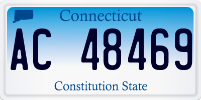 CT license plate AC48469