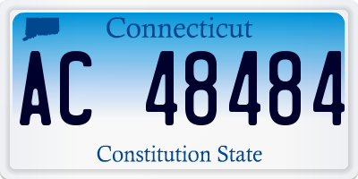 CT license plate AC48484