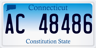 CT license plate AC48486