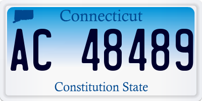 CT license plate AC48489