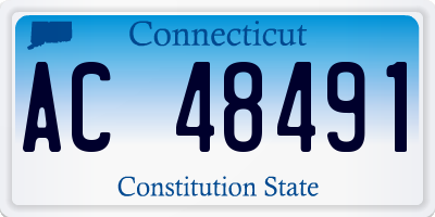 CT license plate AC48491