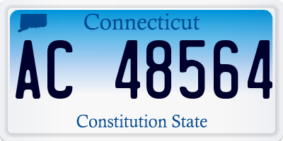 CT license plate AC48564