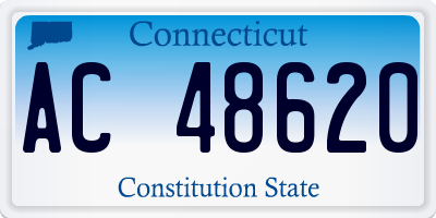 CT license plate AC48620
