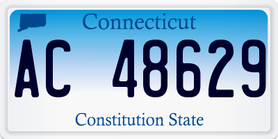CT license plate AC48629