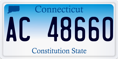 CT license plate AC48660