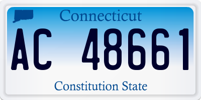 CT license plate AC48661