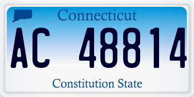 CT license plate AC48814