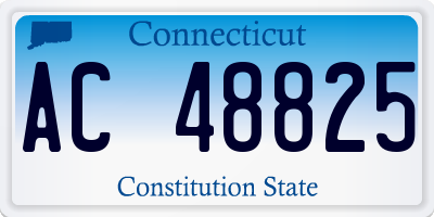 CT license plate AC48825
