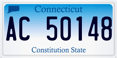 CT license plate AC50148
