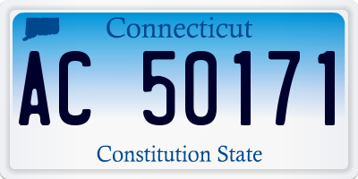 CT license plate AC50171