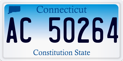 CT license plate AC50264