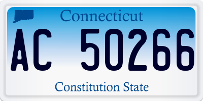 CT license plate AC50266