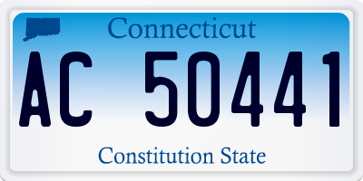 CT license plate AC50441