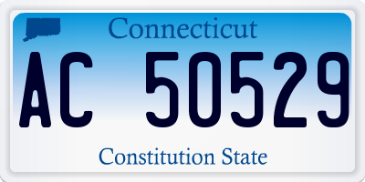 CT license plate AC50529