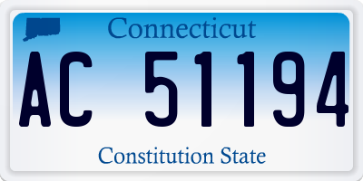 CT license plate AC51194