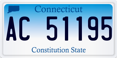 CT license plate AC51195