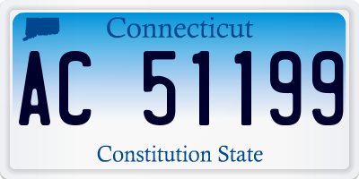 CT license plate AC51199