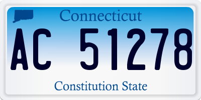 CT license plate AC51278