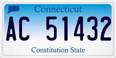 CT license plate AC51432