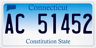 CT license plate AC51452