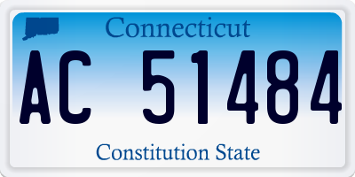 CT license plate AC51484