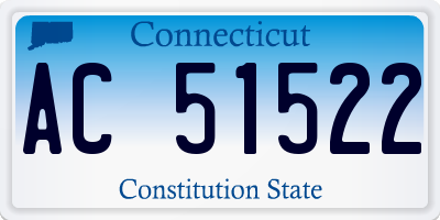 CT license plate AC51522