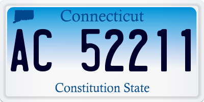CT license plate AC52211