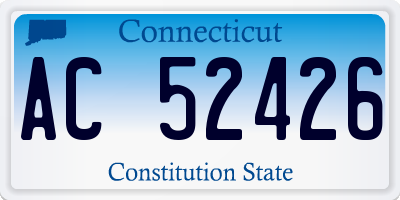 CT license plate AC52426