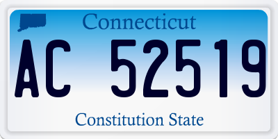 CT license plate AC52519