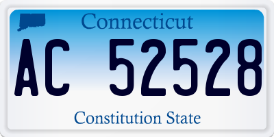 CT license plate AC52528