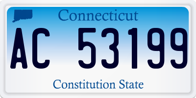 CT license plate AC53199