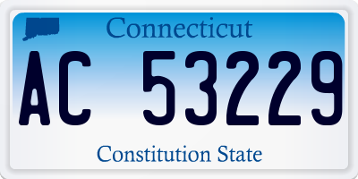 CT license plate AC53229