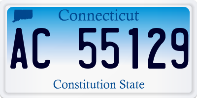 CT license plate AC55129