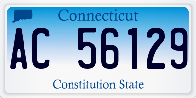 CT license plate AC56129