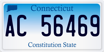 CT license plate AC56469