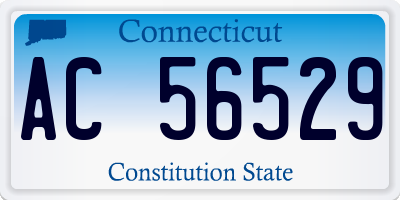 CT license plate AC56529