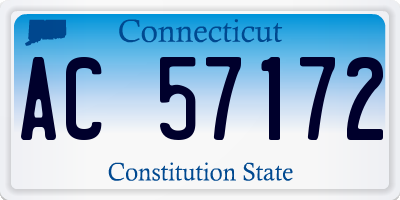 CT license plate AC57172