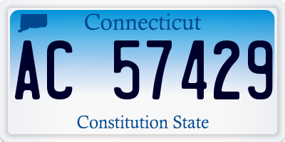 CT license plate AC57429