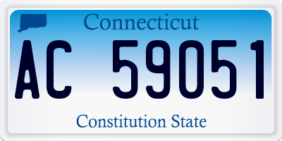 CT license plate AC59051